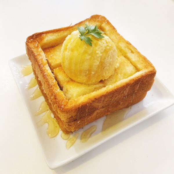 マロンゴールドで作る濃厚さつまいもアイス×バタートースト
